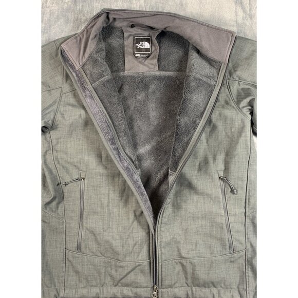 The North Face Full Zip Jacket Men’s L Dark Gray Rain Outdoor Embroidered Logo - Picture 6 of 12